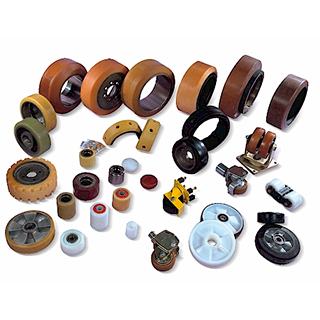 Diferentes ruedas para repuesto de autoelevador